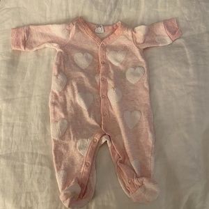 Baby First Favorite Print Footed One-Piece